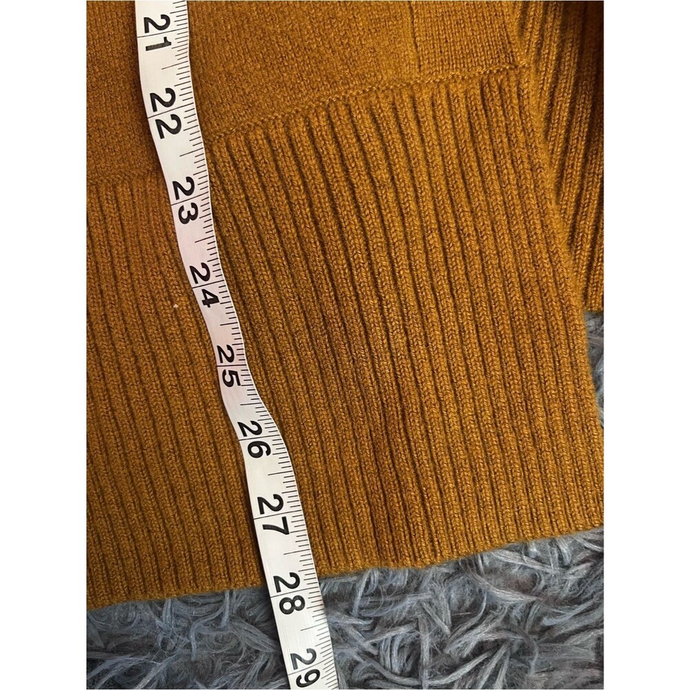 Club Monaco Light Brown Open Front Cashmere Chunky Oversized Cardigan Size M L - Picture 5 of 6